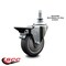 Service Caster 4 Inch Thermoplastic Rubber 10 MM Threaded Stem Caster with Brake SCC-TS20S414-TPRB-PLB-M1015 - alternate 3